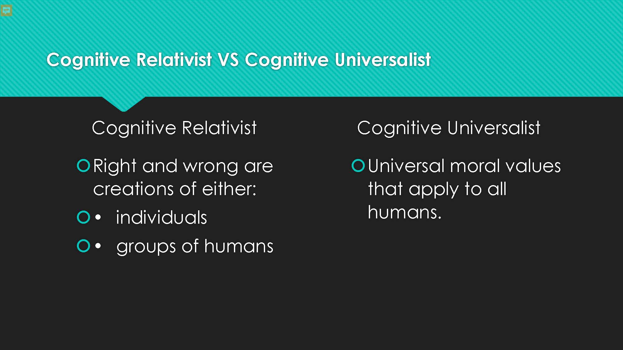 Beyond Right and Wrong IMG 15 Cognitive Relativism vs Universalism Two Visions of Ethics