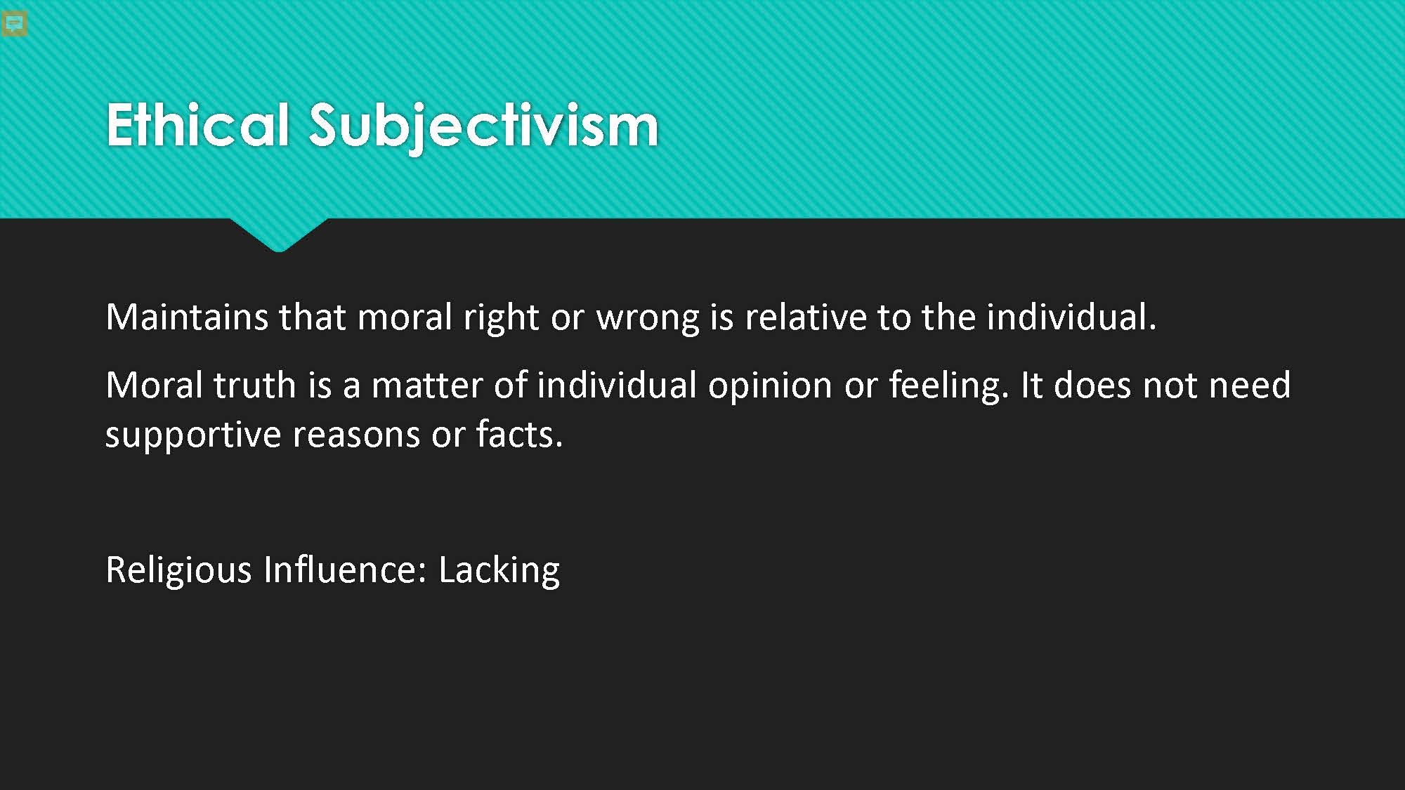 Beyond Right and Wrong IMG 6 Ethical Subjectivism The Individual as the Source of Moral Truth